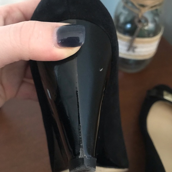 Kate Spade Cayley Suede and Patent Leather Wedge - Picture 4 of 8